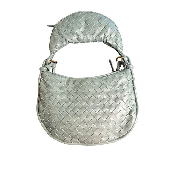 Bottega Veneta NWT Medium Gemelli Intrecciato Leather Bog in Aloe - Picture 10 of 16